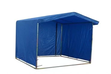 Аренда торговой палатки 2х3 метра синего цвета