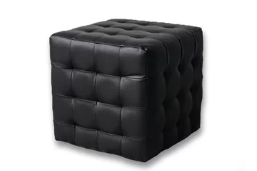 Пуф черного цвета. Аренда пуфиков на мероприятие