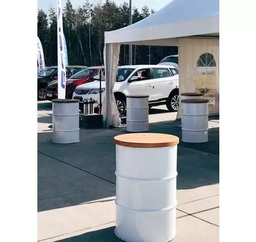 аренда белых бочек