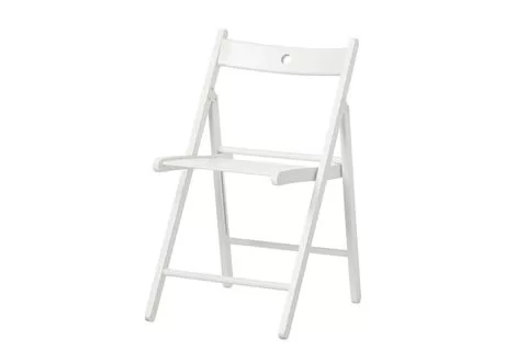 Аренда складных стульев Терье белого цвета