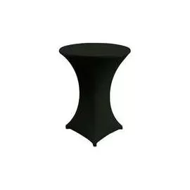 Черный текстиль на коктейльный стол