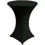 Черный текстиль на коктейльный стол