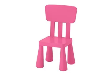 Стул детский розового цвета