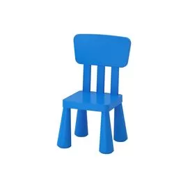 Стул детский синего цвета