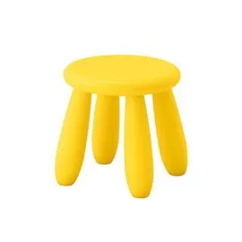 Табурет детский желтого цвета