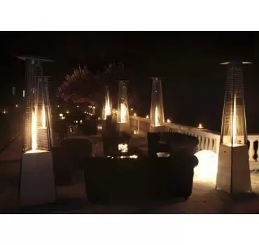 уличный обогреватель пирамида