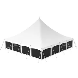 Аренда пикового шатра 12х12 метра белого цвета